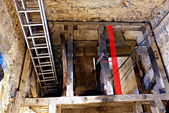 Frame moved to accomodate Large Bell